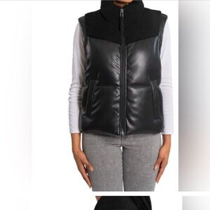 Women's Black Puffer Vest